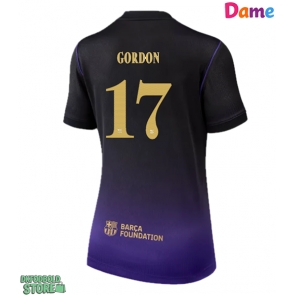 Barcelona Anthony Gordon #17 Replika Udebanetrøje Dame 2026-27 Kortærmet